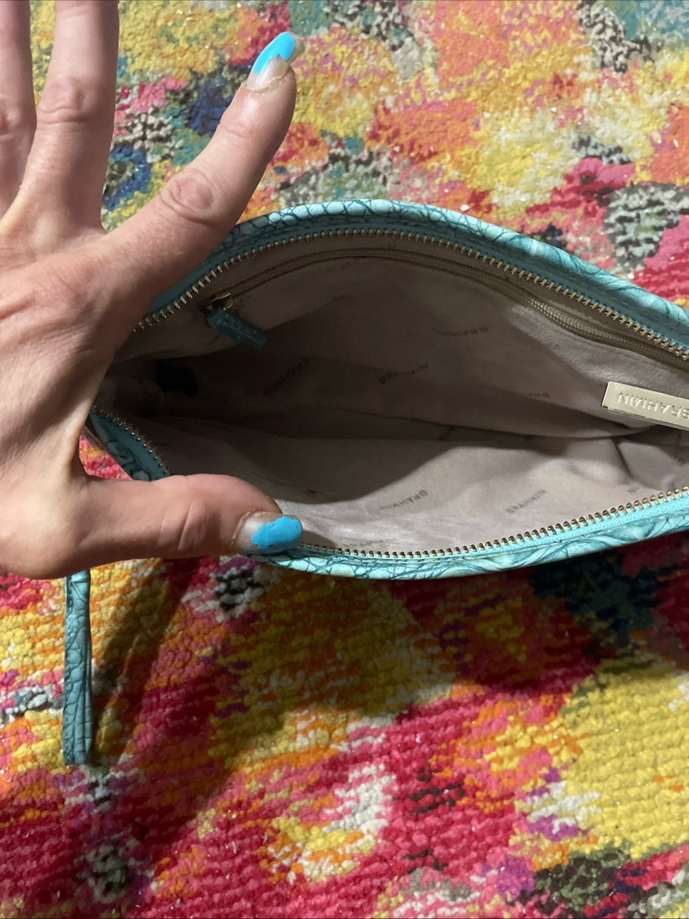 Brahmin Kayla Wristlet Clutch in Astral Melbourne - Picture 12 of 16